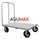 Carro plataforma de carga 200 kg de acero AGUMAX