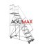 Escalera tipo avion eta 250 metros para bodega industrial y picking Agumax