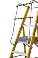 ESCALERA DE PLATAFORMA FIBRA DE VIDRIO 3 PELDAÑOS - Imagen 2