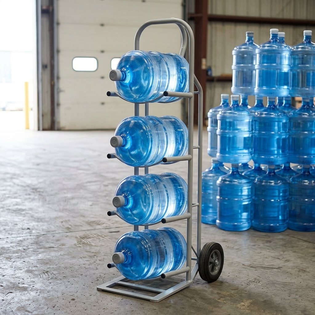 Carro yegua para 4 bidones de agua